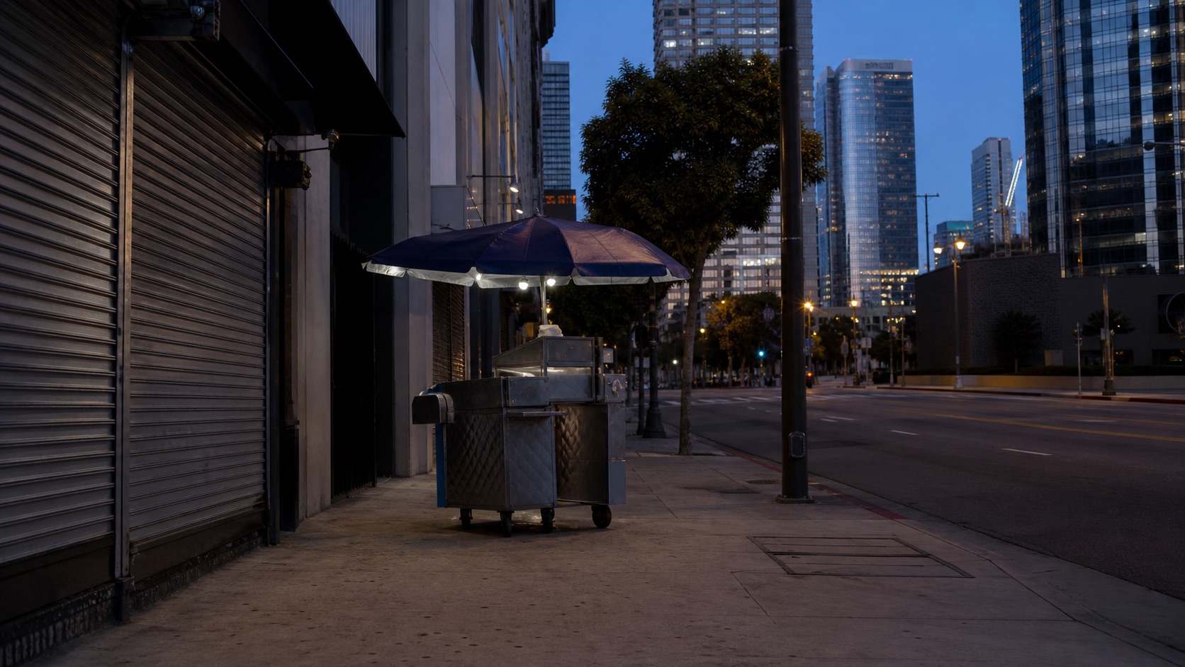 AI editorial reconstruction for: 19-year-old arrested in beating of downtown Los Angeles street vendor